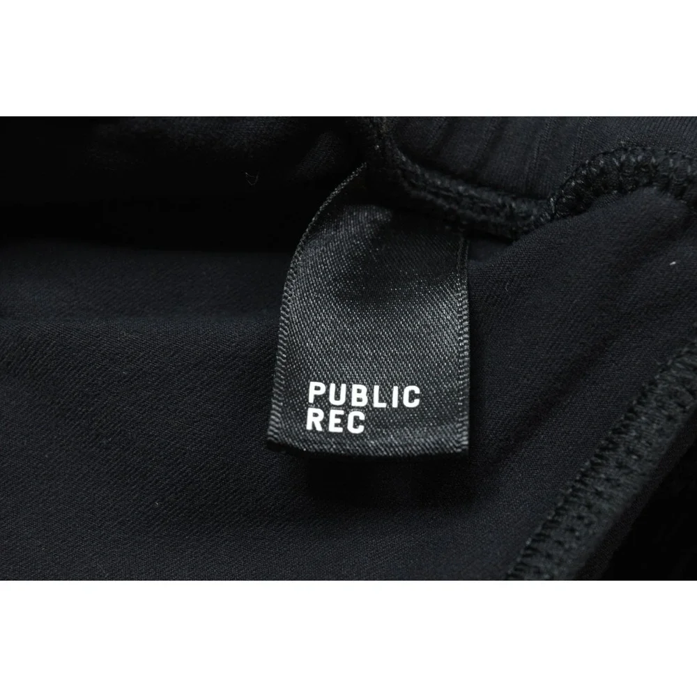 Public Rec All Day Every Day Pants Mens 36x32 Black Stretch Straight Leg